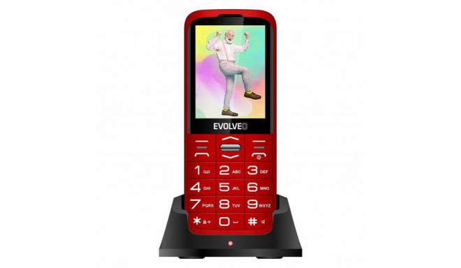 Evolveo EasyPhone 8595683203548 mobile phone 7.11 cm (2.8&quot;) 113 g Red Senior phone