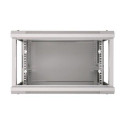 Extralink Rackmount cabinet 4U 600x600 Gray wall mounted