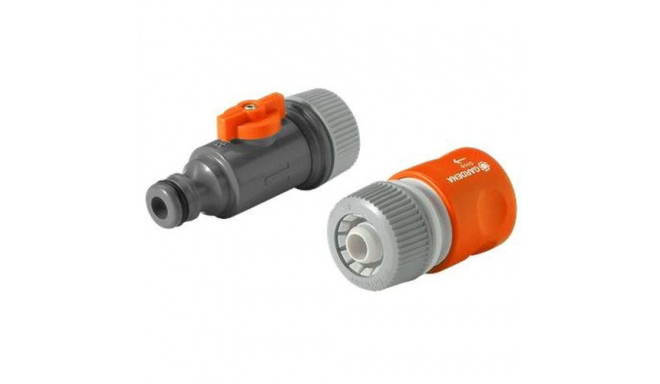 Gardena 1989-20 water hose fitting Orange, Grey 2 pc(s)