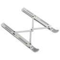 Hama Aluminium Notebook stand Silver 39.1 cm (15.4&quot;)