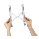 Hama Aluminium Notebook stand Silver 39.1 cm (15.4&quot;)