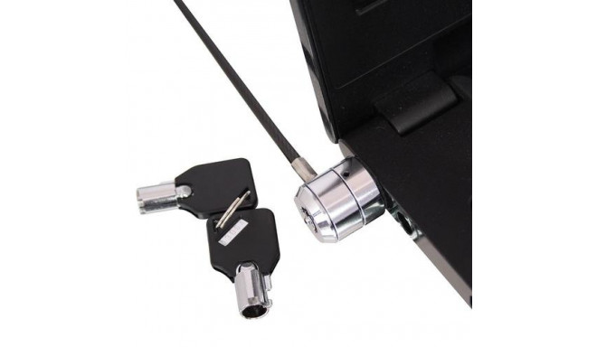 Lindy Notebook Security Cable, Barrel Key Lock