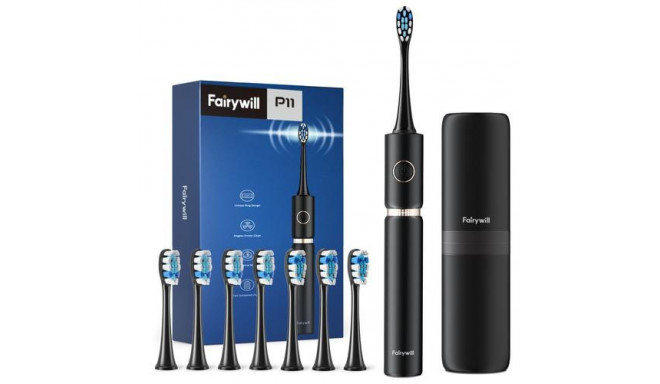 Fairywill P11 Adult Sonic toothbrush Black