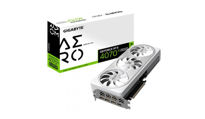 GIGABYTE AERO GeForce RTX 4070 Ti SUPER OC 16G NVIDIA 16 GB GDDR6X