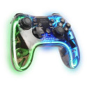 Mars Gaming MGP-24 Wireless Gamepad 2.4GPRO Neon RGB Dual Haptic Vibration Analog Joysticks Controll