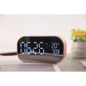 Akai ABTS-S2GD radio Clock Digital Pink