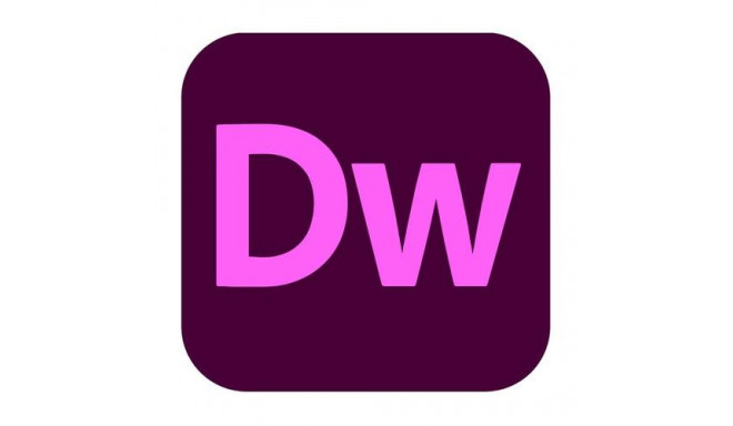 Adobe Dreamweaver 1 license(s) Renewal Multilingual 12 month(s)