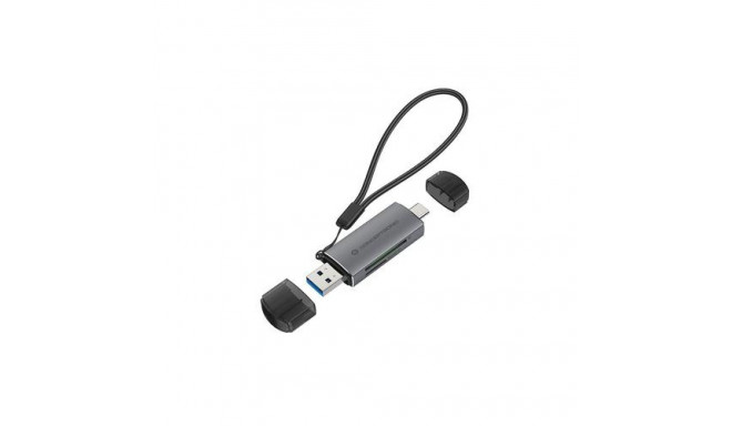 Conceptronic BIAN05G 2-in-1 USB 3.0 Dual Plug Card Reader, SD/MicroSD 3.0, UHS-I