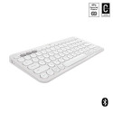 Logitech Pebble Keys 2 K380s keyboard Universal RF Wireless + Bluetooth QWERTY US International Whit