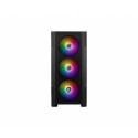 MSI MAG FORGE M100R computer case Midi Tower Black, Transparent