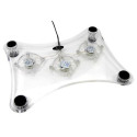 Esperanza EA107 laptop stand Transparent 39.6 cm (15.6&quot;)