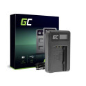 Green Cell VW-BC10 battery charger Digital camera battery USB