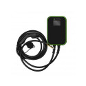 Green Cell EV14 electric vehicle charging station Black Aluminium Wall 3 Built-in display LCD