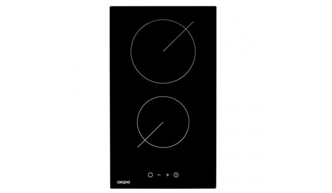 Akpo PKA 30 830/2 hob Black, White Built-in 30 cm Ceramic 2 zone(s)