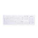 CHERRY AK-C8100F-FUS-W/GE keyboard Medical RF Wireless QWERTZ German White