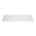 CHERRY AK-C8100F-FUS-W/GE keyboard Medical RF Wireless QWERTZ German White