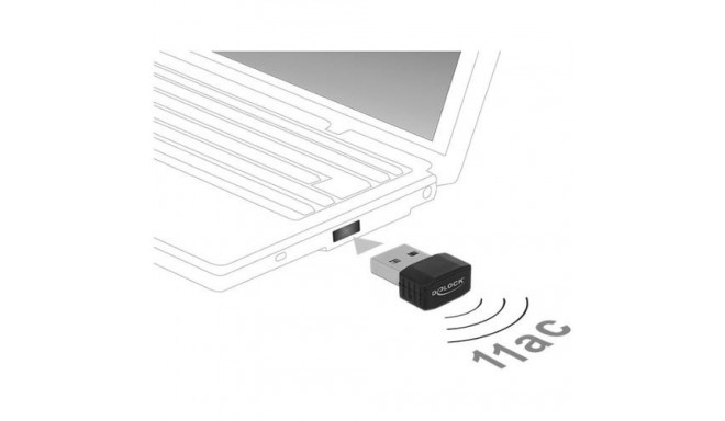 DeLOCK 12461 network card WLAN 433 Mbit/s