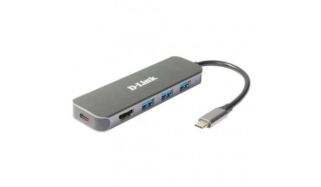 D-Link 5-in-1 USB-C Hub with HDMI/Power Delivery DUB-2333