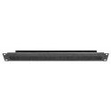 Intellinet 19" Cable Entry Panel with Cable Tray 2-Pack, with Brush, 1U, Black, 2pcs in a B