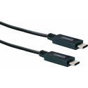 Schwaiger LK 101 C USB cable USB 3.2 Gen 2 (3.1 Gen 2) 1 m USB C Black