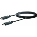 Schwaiger LK 101 C USB cable USB 3.2 Gen 2 (3.1 Gen 2) 1 m USB C Black