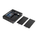 Shuttle XPC slim Barebone DS20U3V2, i3-10110U, 2x LAN (1xGbit, 1x 2.5Gbit),1xCOM,1xHDMI,1xDP, fanles