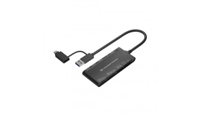 Conceptronic StreamVault BIAN03B card reader USB 3.2 Gen 1 (3.1 Gen 1) Type-A Black