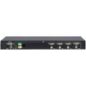 Inter-Tech AS-9104DA KVM switch Rack mounting Black