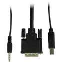 Inter-Tech AS-9104DA KVM switch Rack mounting Black