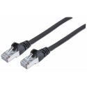 Intellinet Network Patch Cable, Cat7 Cable/Cat6A Plugs, 7.5m, Black, Copper, S/FTP, LSOH / LSZH, PVC