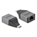 DeLOCK USB Type-C Adapter to Gigabit LAN 10/100/1000 Mbps – compact design