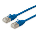 Equip Cat.6A F/FTP Slim Patch Cable, 15m, Blue