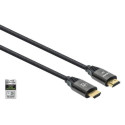 Manhattan HDMI Cable with Ethernet, 8K@60Hz (Ultra High Speed), 3m (Braided), Male to Male, Black, 4