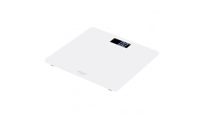 Adler AD 8157W personal scale Square White Electronic personal scale