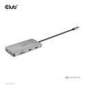 CLUB3D USB Gen1 Type-C 9-in-1 hub with HDMI, VGA, 2x USB Gen1 Type-A, RJ45, SD/Micro SD card slots a