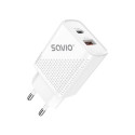 Savio LA-04 USB Type A &amp; Type C Quick Charge Power Delivery 3.0 Indoor Smartphone, Tablet Wh
