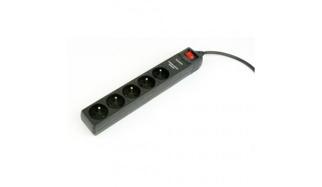 Gembird SPF5-C-5 surge protector Black 5 AC outlet(s) 250 V 1.5 m