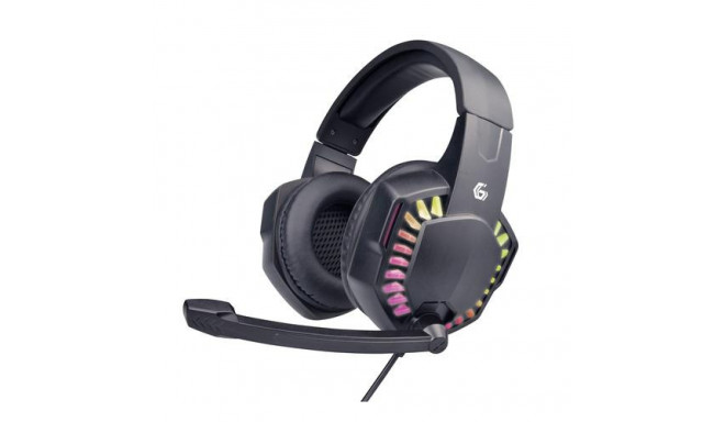 Gembird GHS-06 headphones/headset Wired Head-band Gaming USB Type-A Black