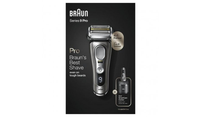 Braun Series 9 Pro 9465CC Foil shaver Trimmer Black, Silver