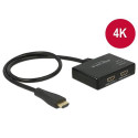 DeLOCK 87700 video splitter HDMI 2x HDMI