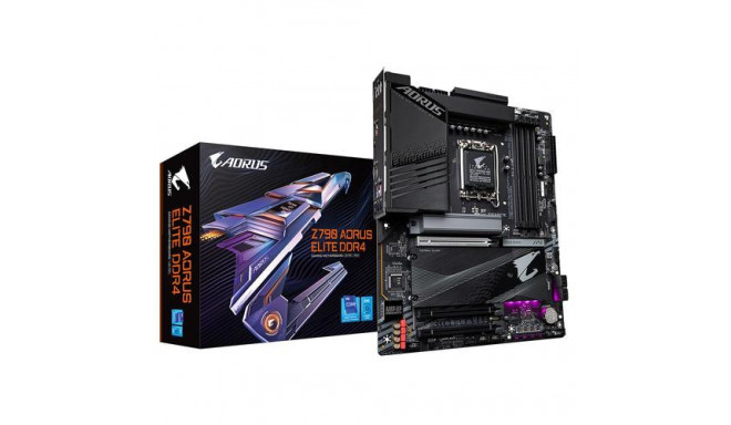 GIGABYTE Z790 AORUS ELITE DDR4 Motherboard - Supports Intel Core 14th Gen CPUs, 16*+1+2 Phases Digit