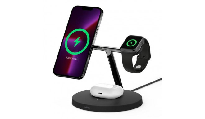 Belkin WIZ017vfBK Headphones, Smartphone, Smartwatch Black AC Wireless charging Fast charging Indoor