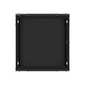 Lanberg WF01-6412-00B rack cabinet 12U Wall mounted rack Black