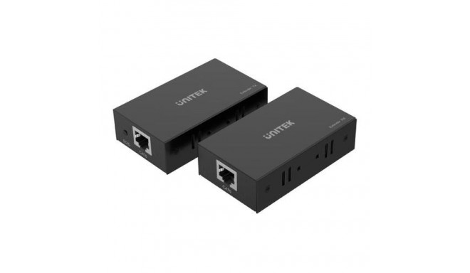 UNITEK V100A network extender Network transmitter Black