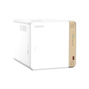 QNAP TS-462-4G NAS/storage server Tower Ethernet LAN White N4505
