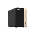 QNAP TS-264 NAS Tower Intel® Celeron® N5095 8 GB QNAP QTS Black, Gold