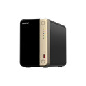 QNAP TS-264 NAS Tower Intel® Celeron® N5095 8 GB QNAP QTS Black, Gold