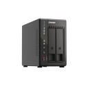 QNAP TS-253E NAS Tower Ethernet LAN Black J6412