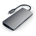 Satechi Multi-Port Adapter V2 Dock st. USB 3.2 Gen 1 (3.1 Gen 1) Type-C Grey