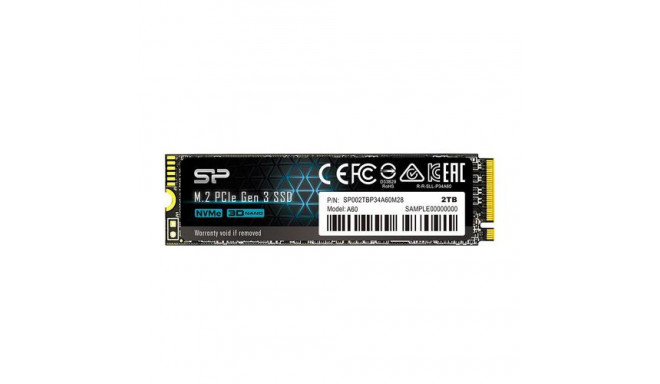 Silicon Power P34A60 2 TB M.2 PCI Express 3.0 NVMe 3D NAND